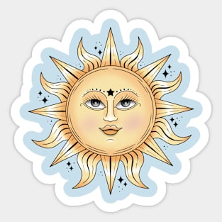 Bohemian sun Sticker